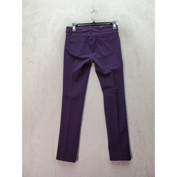 Imperial Star Pants Girls Size 14 Purple‎ Cotton Pockets Straight Leg Mid Rise - Picture 2 of 7